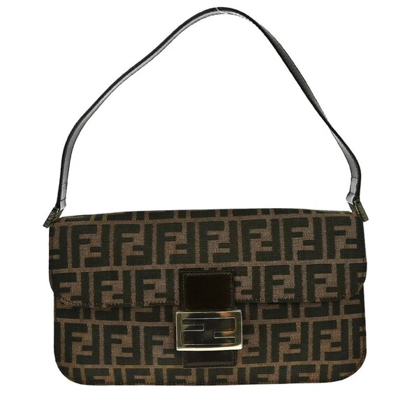 Fendi Brown Zucca Handbag - Picture 1 of 9